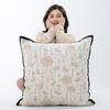 Medieval Style B & B Hotel Throw Pillow Cushion Sofa Living Room Pillowcase Backrest Pad - Soft Fabric Decorative Cushion