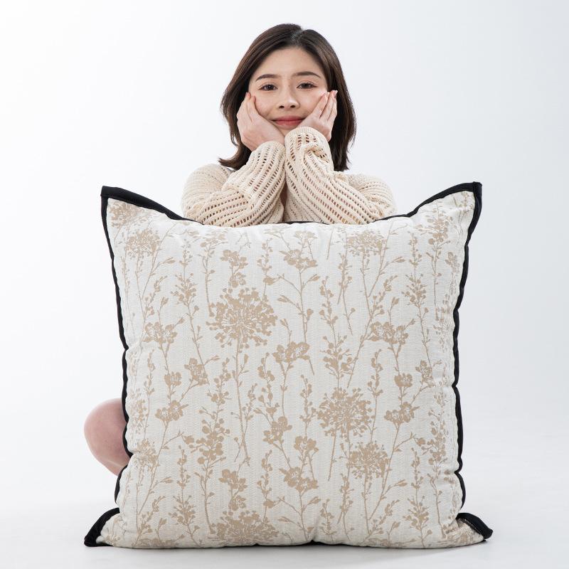 Medieval Style B & B Hotel Throw Pillow Cushion Sofa Living Room Pillowcase Backrest Pad - Soft Fabric Decorative Cushion