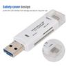 New Multifunctional 3 In 1 TypE C   USB Card Rder High Speed   (Black)