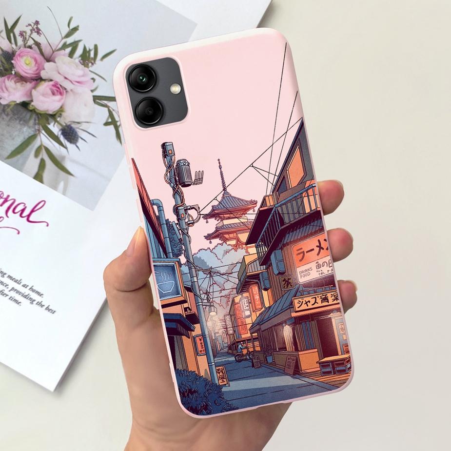 For Samsung Galaxy A04 A04e Case New Fashion Cartoon Painted Cover Soft TPU Phone Case For Samsung A04 A 04 S Galaxy A04s Bumper