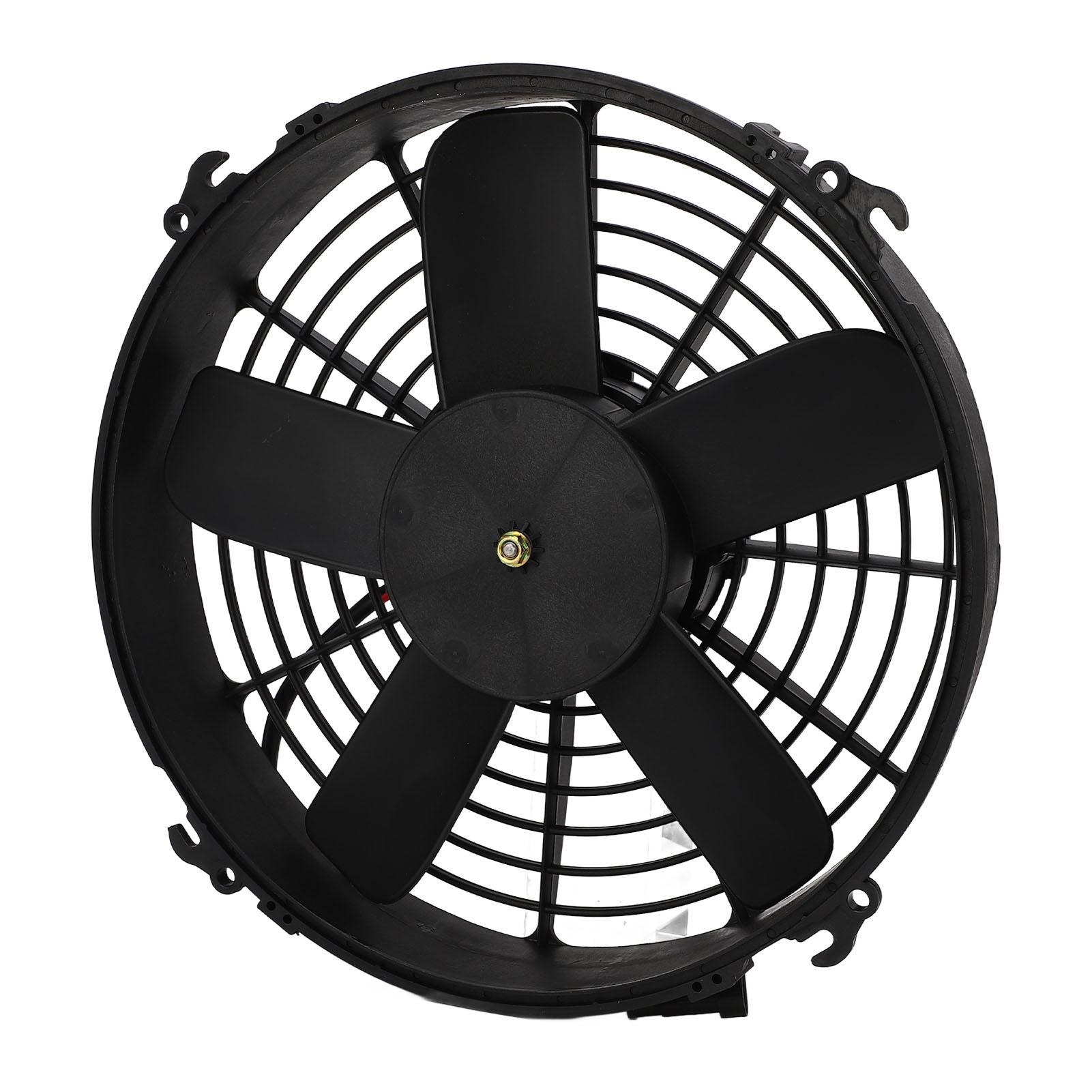 

13in Radiator Cooling Fan 5 Straight Blade 24V 160W Better Heat Dissipation for Bus Passenger Car Truck