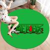 One Piece Roronoa Zoro Round Area Rug Carpet Rug For Living Room Bedroom Sofa Playroom Decor Nonslip Floor Mat