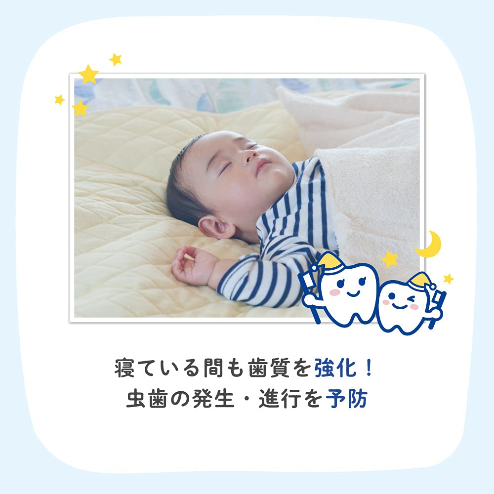 PIGEON Liquid Baby Teeth Care for Parents and Bedtime Fluoride Coat Medicated Fluoride 40ml Children, (Foam Type) [No-Rinse Toothpaste] Children's