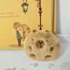 Animal Shape Capybara Key Chain Furry Plush Pendants Name Sticker Car Pendant  Unisex