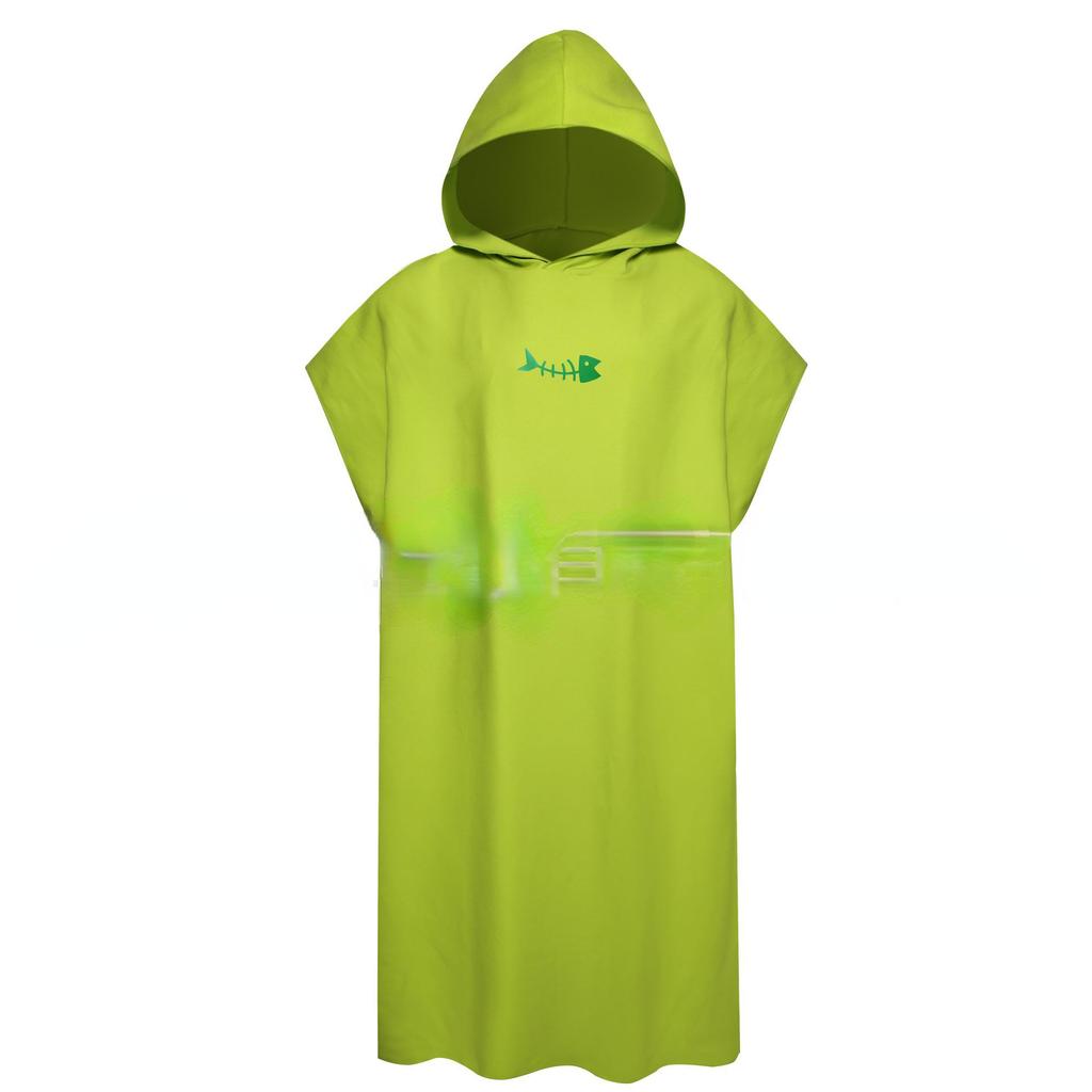 Microfiber Beach Quick-Drying Bathrobe Adult Swim Hooded Water Absorbent