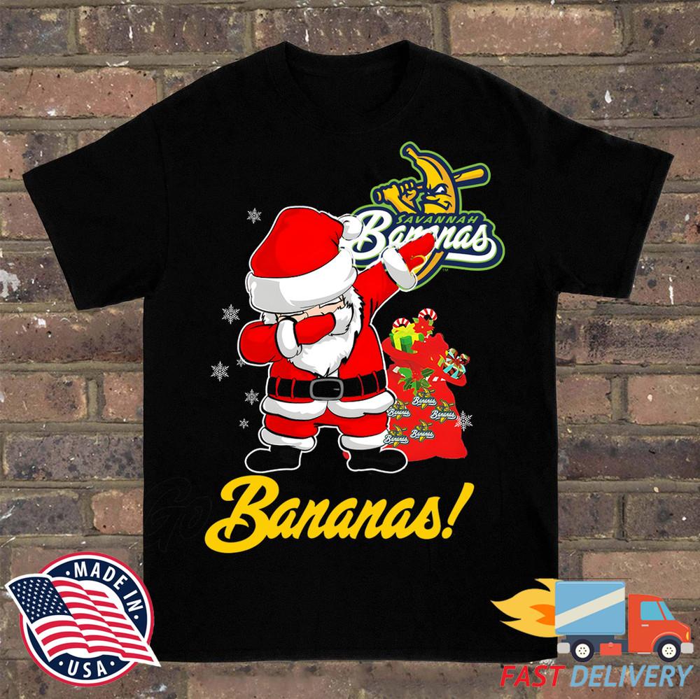 Savannah Bananas Christmas T-Shirt Cotton Tee All Size S-4XL Unisex T-Shirt XXXL
