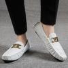 Fashion New Male Shoes Male Outdoor Footwear Men All-match Loafers Pu Leather Fashion Club Shoes Men Luxury Brand Men's Slip On Flats