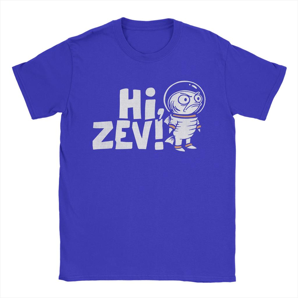 Novelty Dungeon Crawler Carl Hi Zev TShirt Men Crewneck Pure Cotton T Shirt  Short Sleeve Tees Gift Idea Clothing