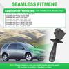 Turn Signal Headlight Combination Switch Plastic 8 P Black  for Chevrolet Equinox 2005-2006 953-014  22727293