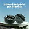Universal Car Jack Rubber Pads Lift Jack Stand Pad Floor Slotted Car Jack Rubber Pad Frame Protector Adapter Jacking Tool