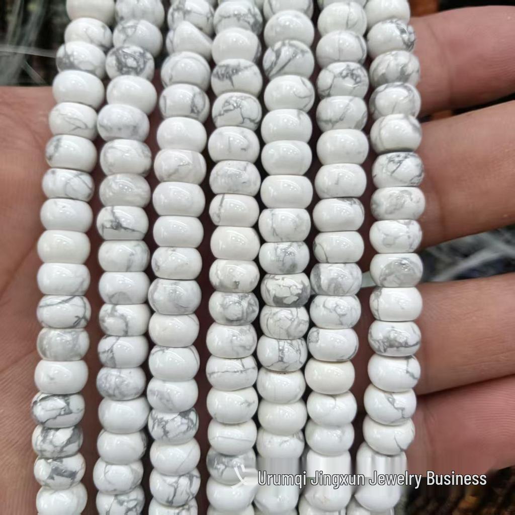 100 Natural Stone 5x8mm Abacus Beads for Jewelry Making – Bracelets & Necklaces