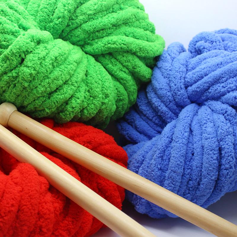 1  Roll Thick Icelandic Wool Scarf Sofa Cushion Hat Soft Coarse Yarn Ultra Thick Home Textile 250g