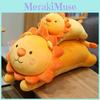 Plush Lion Toy For Girls With Pp Cotton Filling Kids Bed Decor