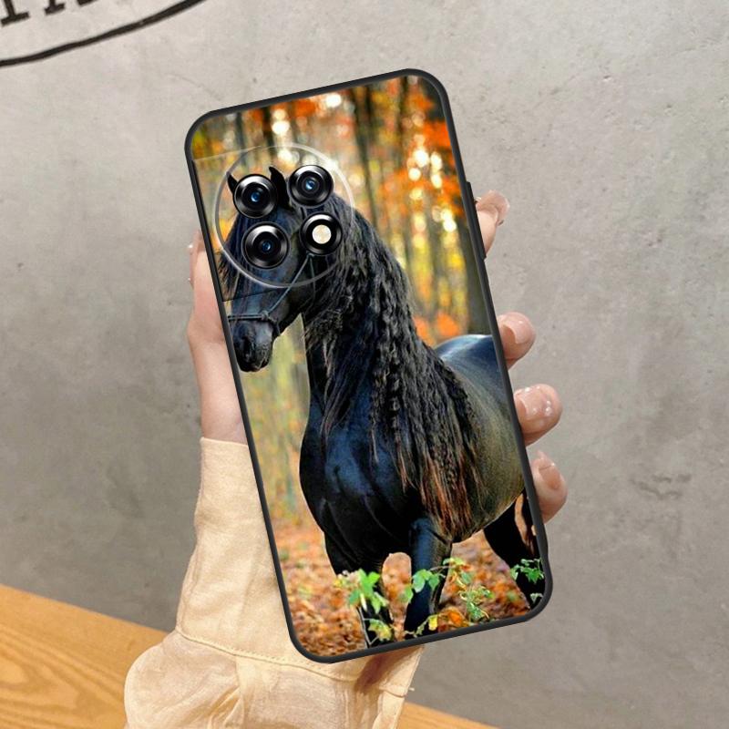 Horse Animal Case For OnePlus 15 15R 13 13R 13T 12 12R 11 10 10R 10T 8T Nord 5 CE 4 2 3 Lite N20 N30 Cover