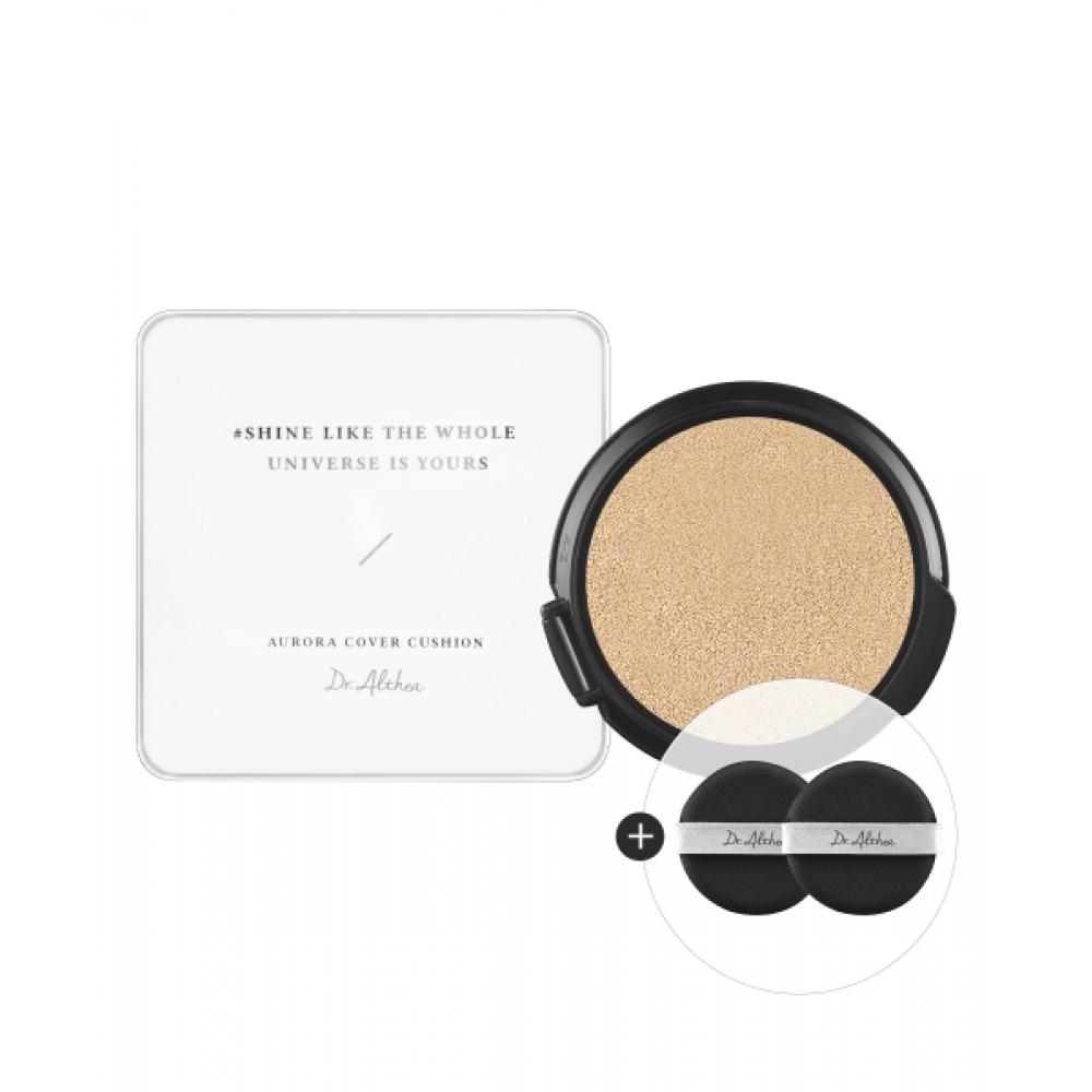 Dr.althea Aurora Cover Cushion Set Main + Refill 2 Puff Gifts No. 23