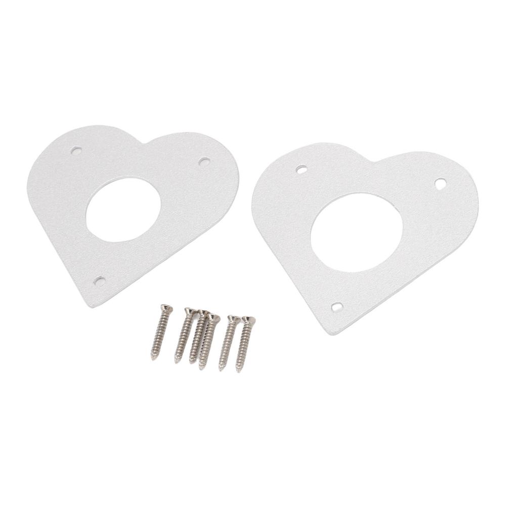 Bird House Guard Metal Portal Aluminum 28mm 32mm Diameter Hole Heart Shape Metal Bird House Guard