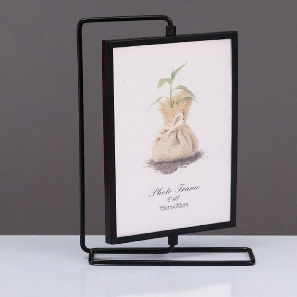 Not Easily Deformed Metal Photo Frame Modern Photo Frame Ornament   TV Cabinet