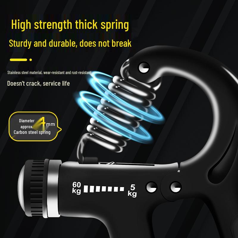 Adjustable Electronic Grip Strengthener for Hand, Finger, Wrist Training & Rehabilitation