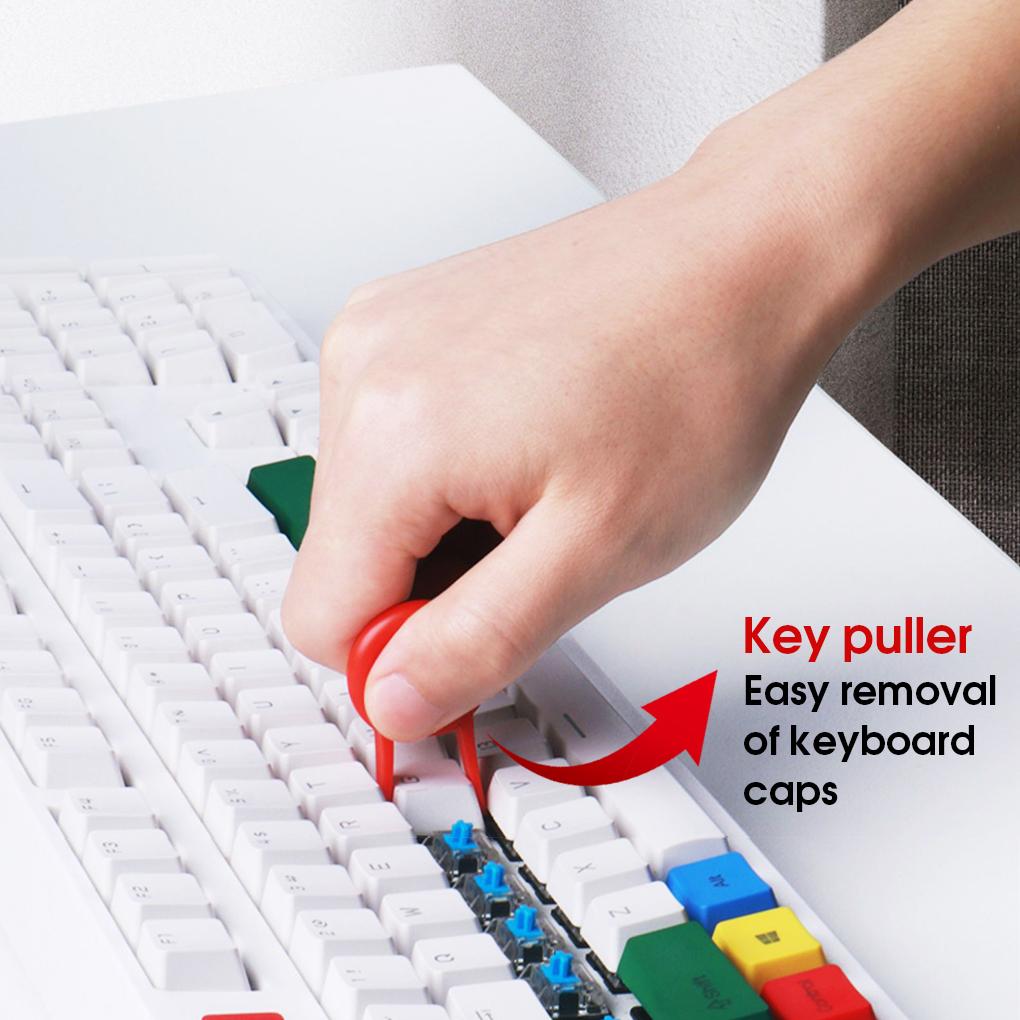 5-in-1 Multifunctional Keyboard Cleaning Brush Dust Remover Headphones Brushes Sweep Set Household Keycap Puller for Computer