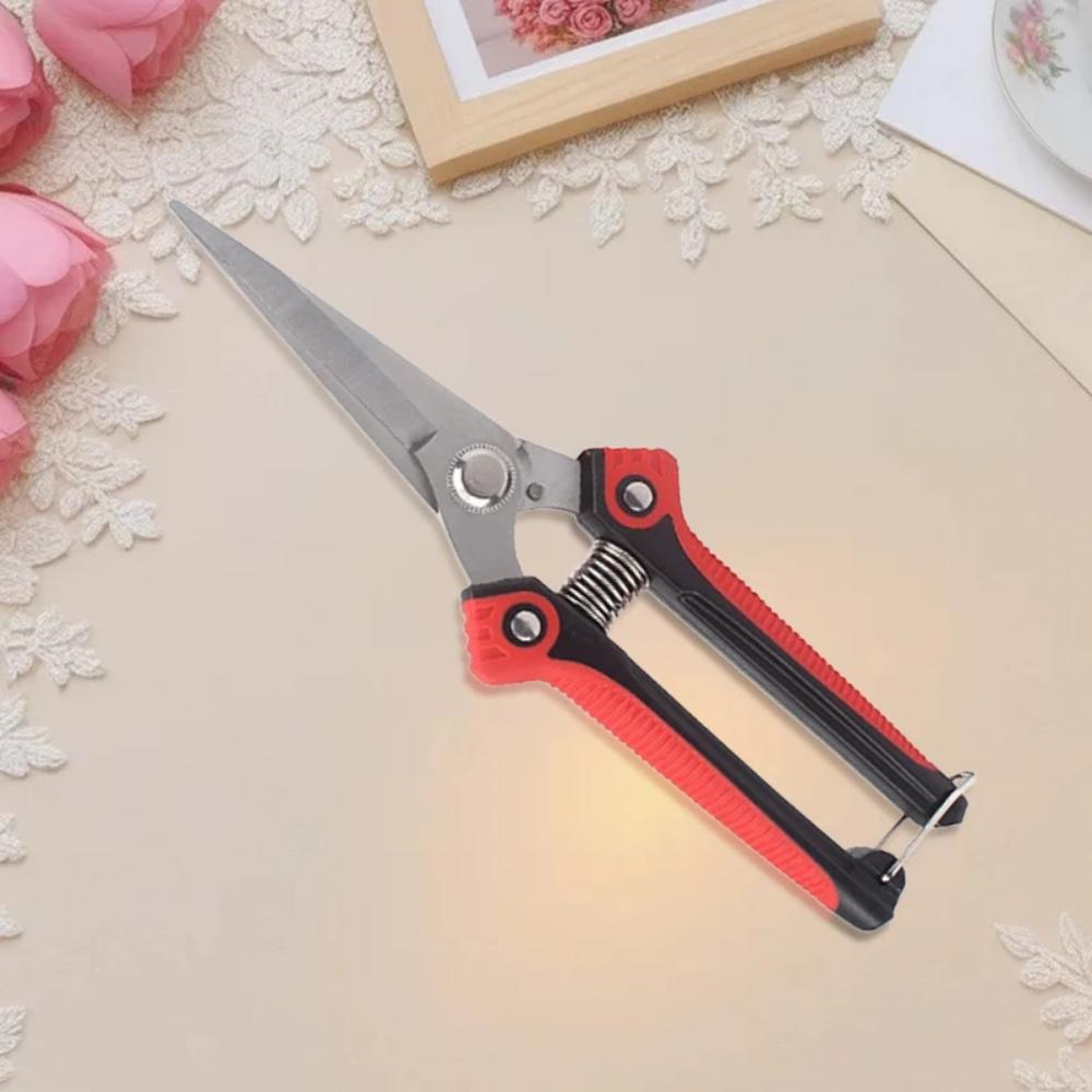 Stainless Steel Pruning Shears Sharp Branch Scissors with Non Slip Handle for Garden Fruit Tree Trimming Tools