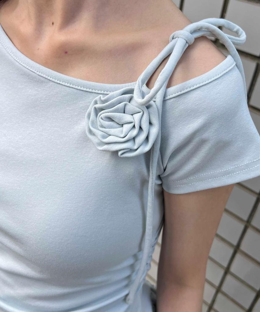 WEGO PHILLY Spitze am Saum Schulterband Größe Sax Damen Oberteil, F,