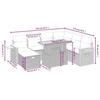 VidaXL Salon de Jardin avec Coussins 8 pcs, Canapés de Terrasse, Ensemble de Meubles de Patio, Mobilier d'Extérieur, Beige 3276160
