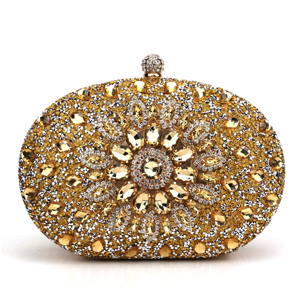 Diamond Women Luxury Clutch Evening Bag Wedding Crystal Ladies Cell Phone Pocket Purse Female Wallet for Party Quality Gift