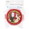 Skater Bento Box, 500ml, 2-Tier, Round, Antibacterial, Made in Japan, Spirited Away No-Face, Dark Red, Studio Ghibli Design, ONWR1AG-A