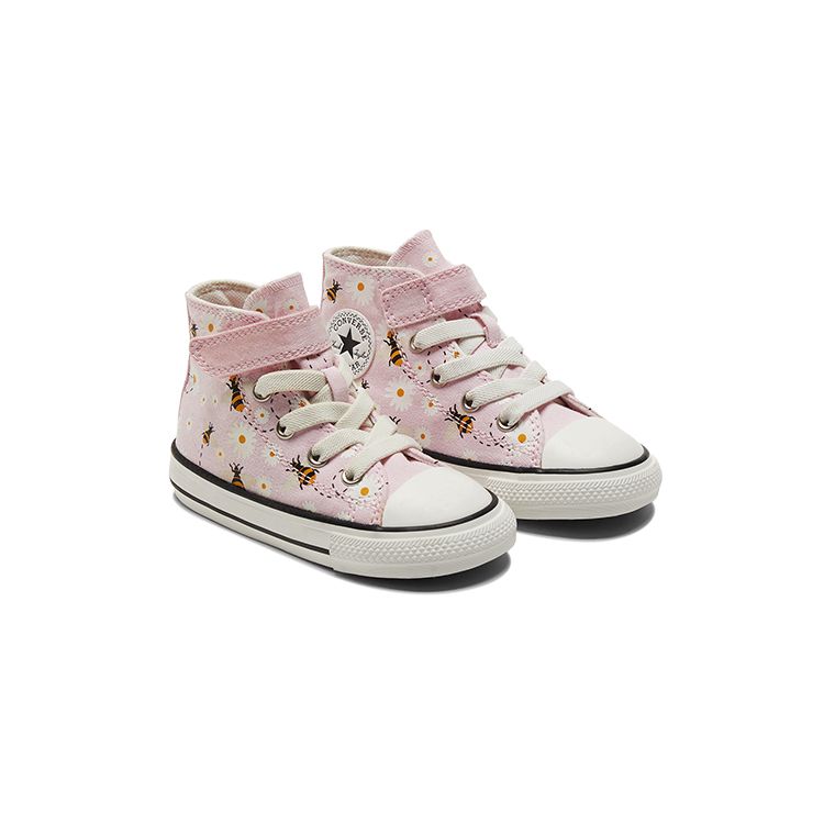 Converse All Star 1V Comfortable Casual High-Top Walking Shoes Baby Shoes Pink A01620C