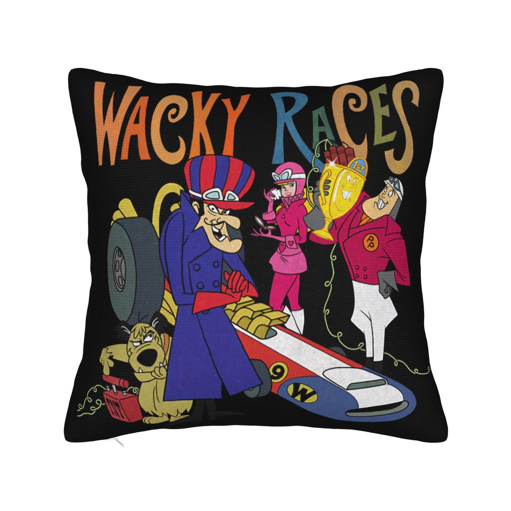 Wacky Races Muttley Satanas Pillowcase Soft Fabric Cushion Cover Decor  Pillow Case Cover Home Wholesale 40X40cm