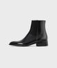 Firenze Atelier Hidden Zipper Detail Slim Toe Ankle Boots 3343 [Black Box]