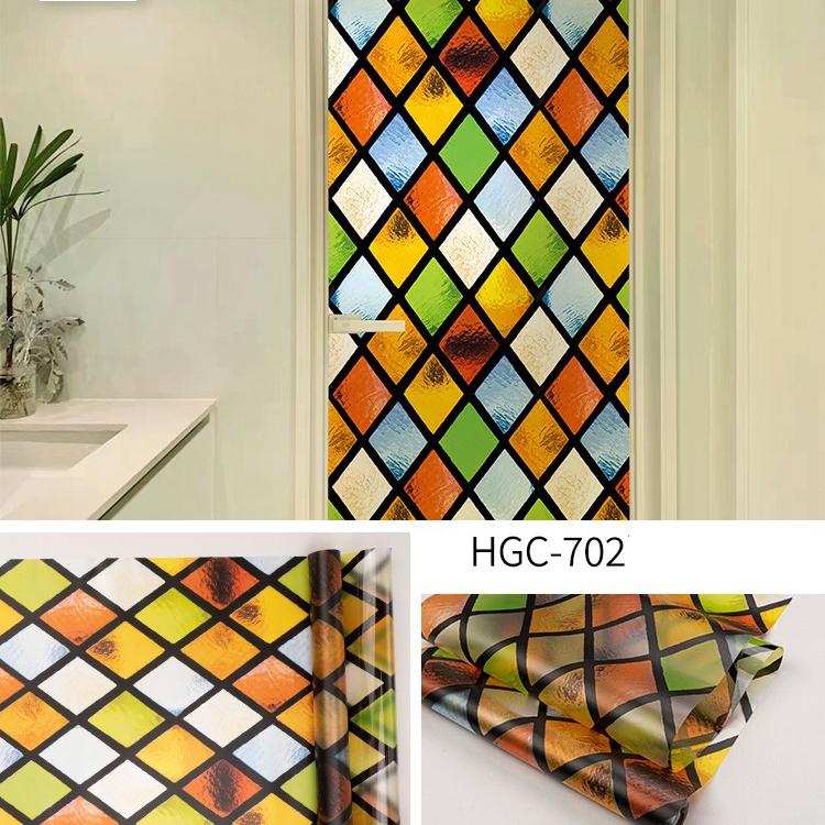 Milchglasaufkleber, elektrostatischer Fensteraufkleber, Toilettenfensteraufkleber, Lichtdurchdringung, Anti-Peeping-Folie im chinesischen Stil