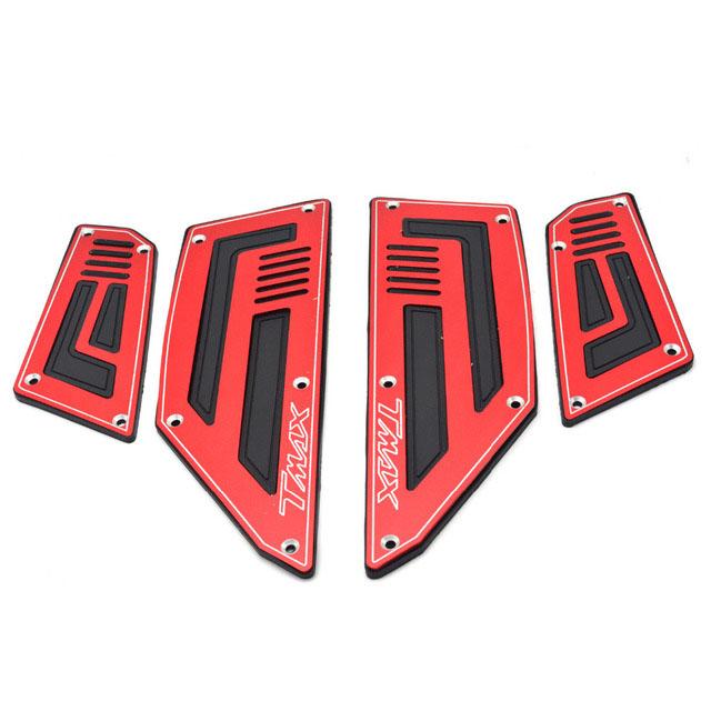Motorcycle TMAX530/560 Footboard Steps Motorbike Foot Footrest Pegs Plate Pads For YAMAHA TMAX 530 2012- TMAX 560