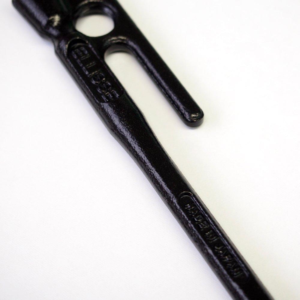 ELLISSE Geschmiedeter Pflock, Elisse-Pfahl, 18 cm, 8er-Set, kationische Elektroabscheidungslackierung, MK-180K, hergestellt in Japan