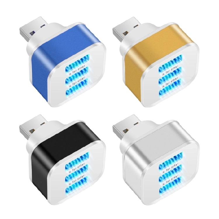 Portable Car USB2.0 Charging Extender 3 Port Extended USB Splitter Multipurpose Connector Replacement For Phones Tablet