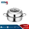Yibo Kapur 28cm 304 Stainless Steel Steamer Pot