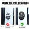 LQLT3 2/4pc Car Door Mute Damping Cushion Silicone Door Lock Buckle Door Protective Cover For Skoda Rapid Fabia 1 2 Karop Kamiq Superb