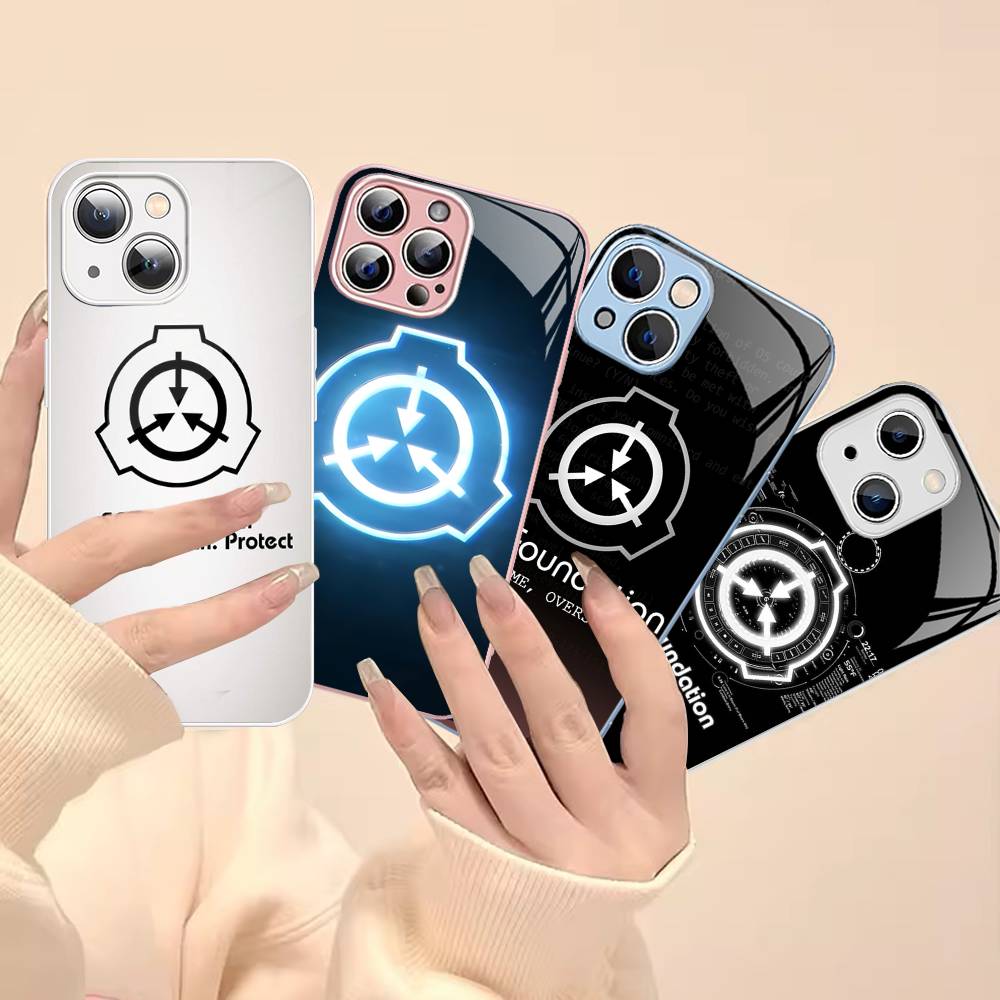 SCP Foundation Game Sci Fi Tempered Glass For Iphone 14 13 12 11 Pro Mini XS MAX 14Plus X XS XR Fundas
