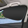 Car Window Sun Shade 1 Pair Window Sunshades Car Side Protector Static Cling Film Hot Weather Stickers For Sedan Truck Minivan