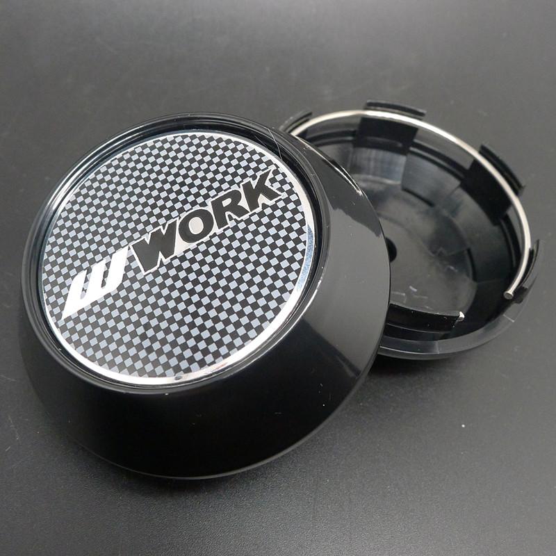 4pcs 65mm Car Wheel Hub Cover Center Caps for VS W Work Emotion X7 Racing Styling Badge Emblem Accessories
