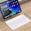 10-Zoll-Wireless-BT-Tastatur Threesystem Universelles, farbenfrohes, wiederaufladbares BT-Tastatur-Mobiltelefon