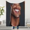 Blanket Personalized Throw Super The Cosy Plush Rock Living Room Sofa Couch Childish Johnson Meme Birthday Dwayne Gifts