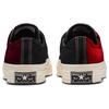 Beyond Retro X Converse Chuck 70 Low Color Block - Velvet Unisex Sneakers Red Black Egret A03267C