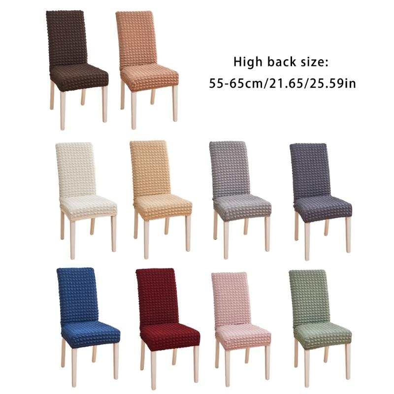 Dining Room Chair Covers Elastic Removable Washable Chair Covers for Kitchen Hotel Wedding Banquets Christmas Party