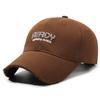 Korean Style Fashion Embroidered Letter Baseball Cap - Distressed, Outdoor Sun Protection, Casual, Versatile Cap