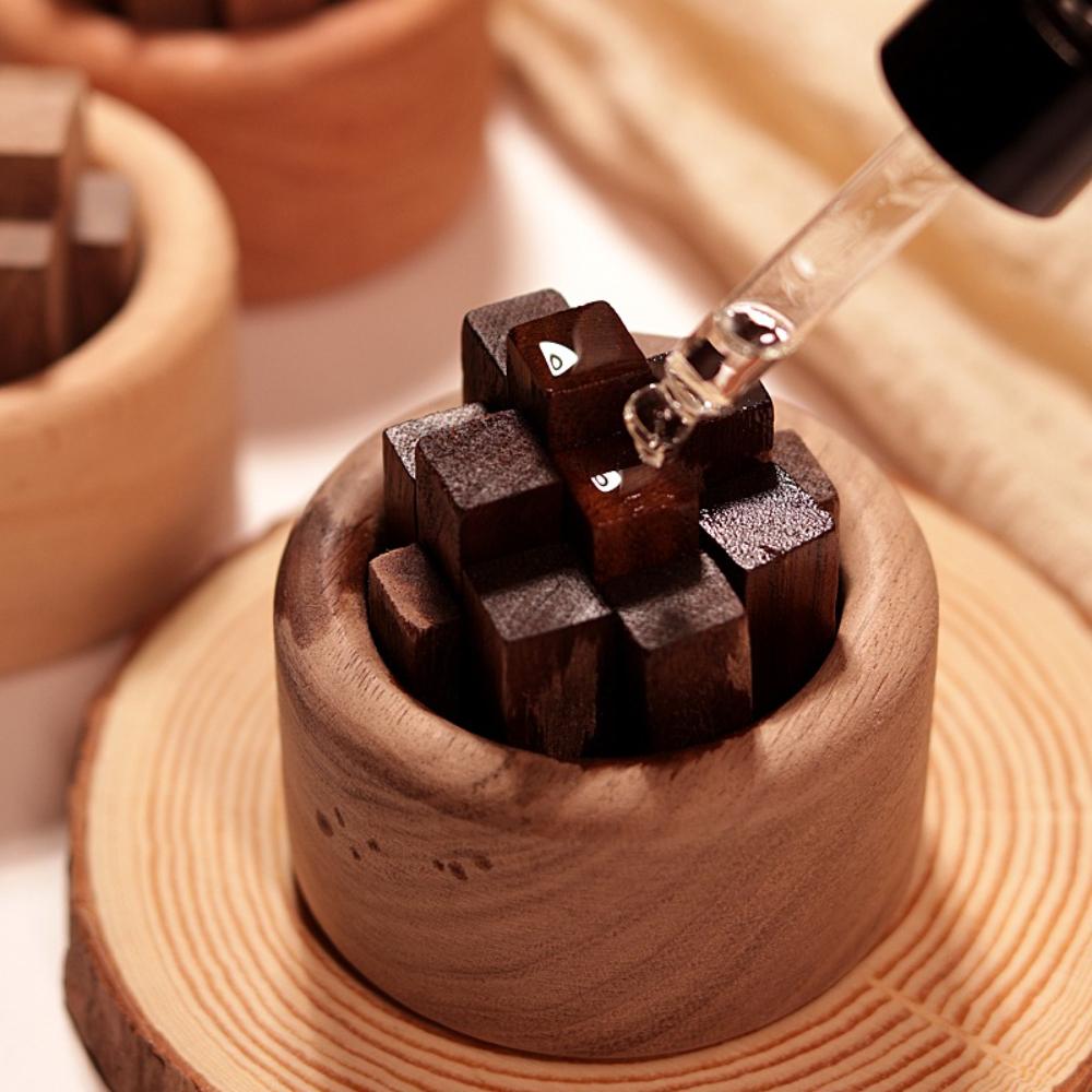 Aroma Diffuser Home Fragrance Table Decoration Accessories  Beechwood Essential Oil Diffuser Aromatherapy Decor for Living Room