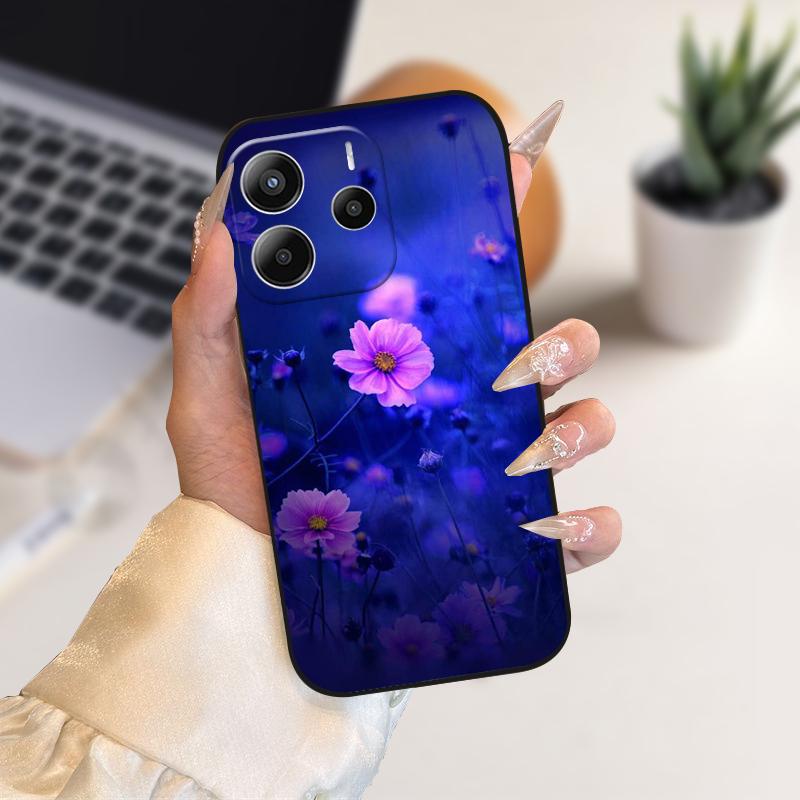 Phone Case For Redmi Note14 Silicone TPU Phone Coque Cover Cases For Redmi Note 14 4G Fashion Soft Protective Bumper Fundas Bags