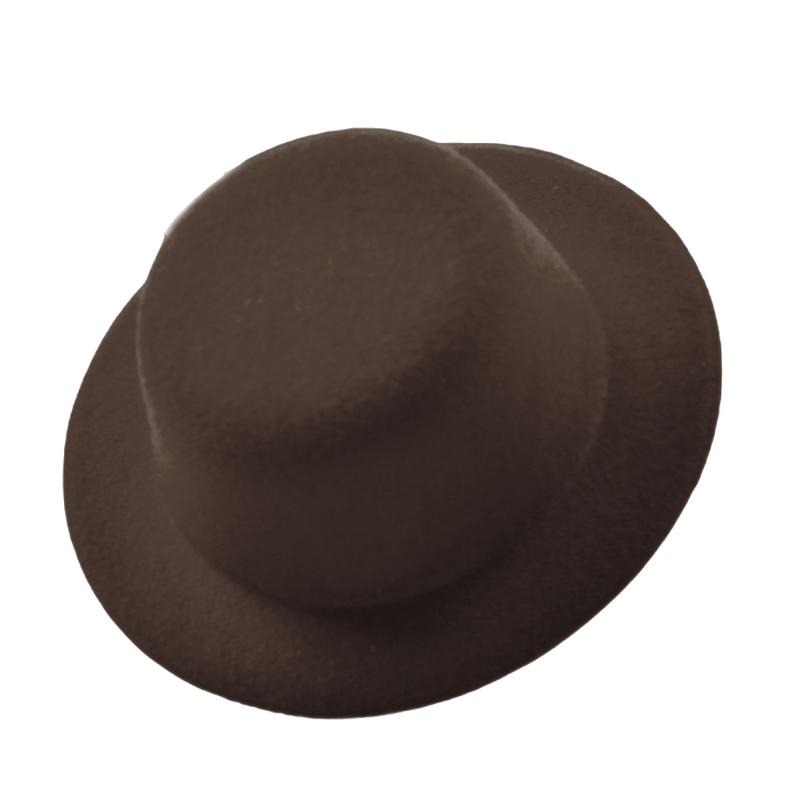 Womens Felt Fascinator Hat DIY Round Solid Color Small Plush Hat Hair Decor Wedding Bridal Cocktail Headwear Fasciantor Base