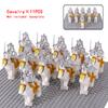 MOC Thrones Golden Armor Warrior Guard Jaime Lannister Barristan Selmy Meryn Trant Building Blocks Mini Action Figure Toys