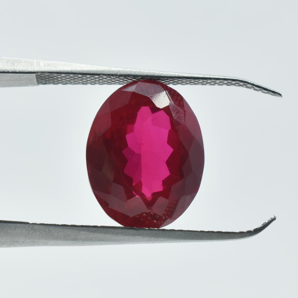 Red Ruby 8.10 Ct Natural Oval Cut Loose Gemstone CERTIFIED SU-731